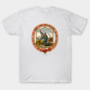 1876 Iowa Coat of Arms T-Shirt